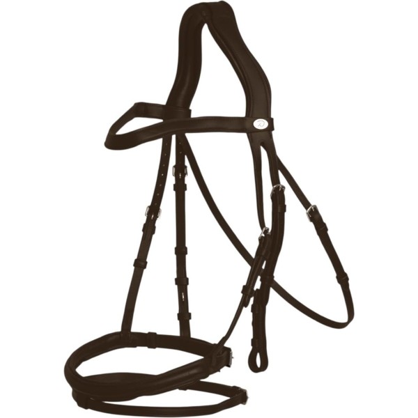 Trense mit kombiniertem Reithalfter Soft Leather Collection Trensenzaum Trense mit kombiniertem Reithalfter Soft Leather Collection Trensenzaum