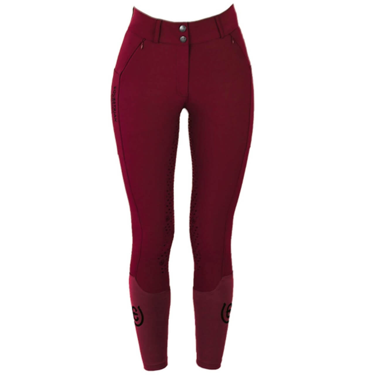Equestrian Stockholm Reithose Damen Full-Grip Dressage Elite Bordeaux Vollbesatz Damenreithose Equestrian Stockholm Reithose Damen Full-Grip Dressage Elite Bordeaux Vollbesatz Damenreithose