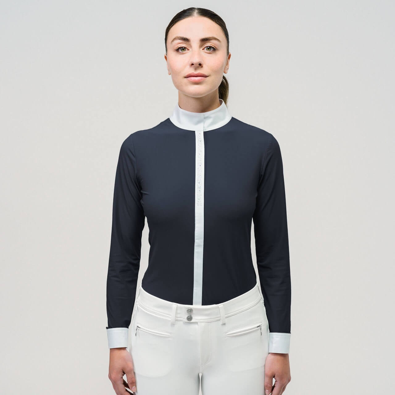 Samshield Turniershirt Damen Julia Crystal Leaf HW 2023 Langarmshirt Samshield Turniershirt Damen Julia Crystal Leaf HW 2023 Langarmshirt