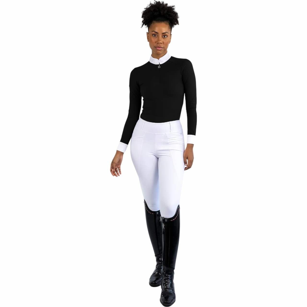 Maximilian Equestrian Turniershirt Damen Air Show Langarmshirt Maximilian Equestrian Turniershirt Damen Air Show Langarmshirt