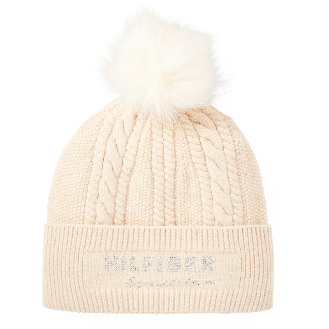 Tommy Hilfiger Equestrian Mütze Unisex Perry HW 2025 Bommelmütze Tommy Hilfiger Equestrian Mütze Unisex Perry HW 2025 Bommelmütze