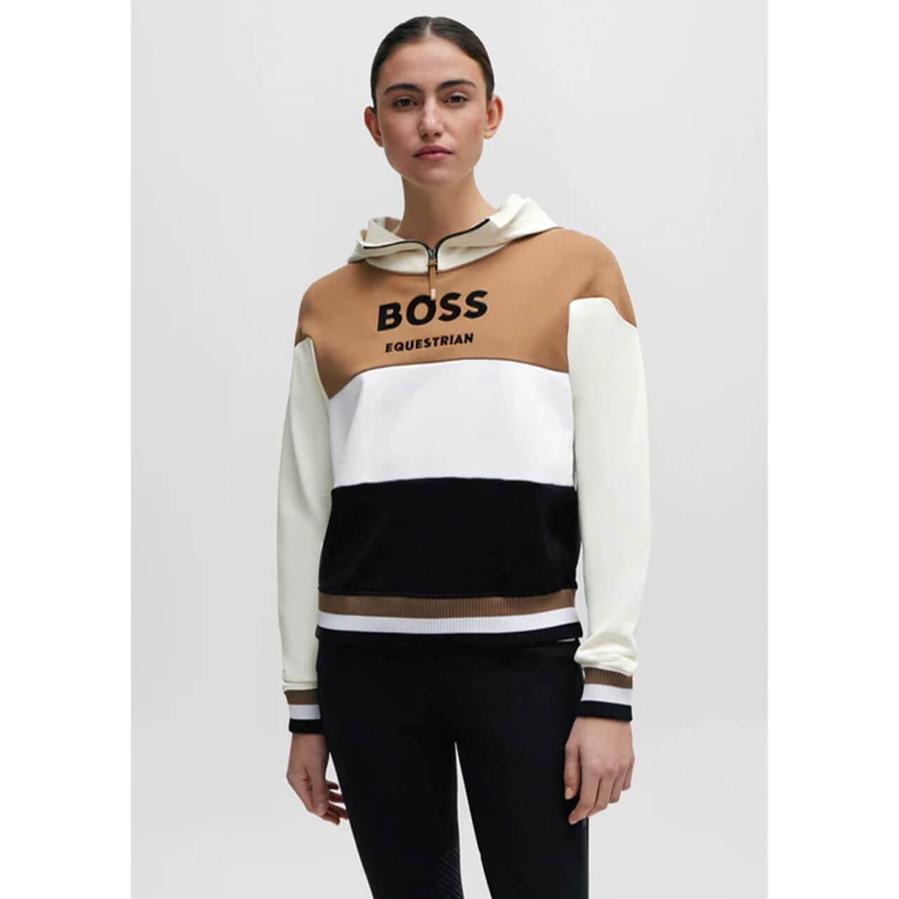 Boss Equestrian Hoodie Faye Logo Signature Colour Block FS 2024 Boss Equestrian Hoodie Faye Logo Signature Colour Block FS 2024