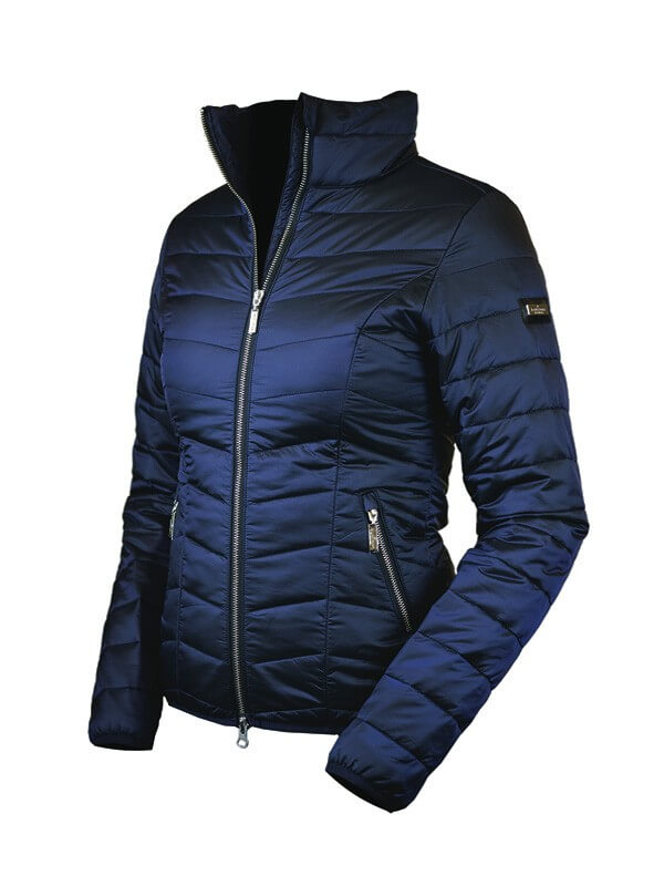 Equestrian Stockholm Light Weight Jacket Navy Silver Equestrian Stockholm Light Weight Jacket Navy Silver