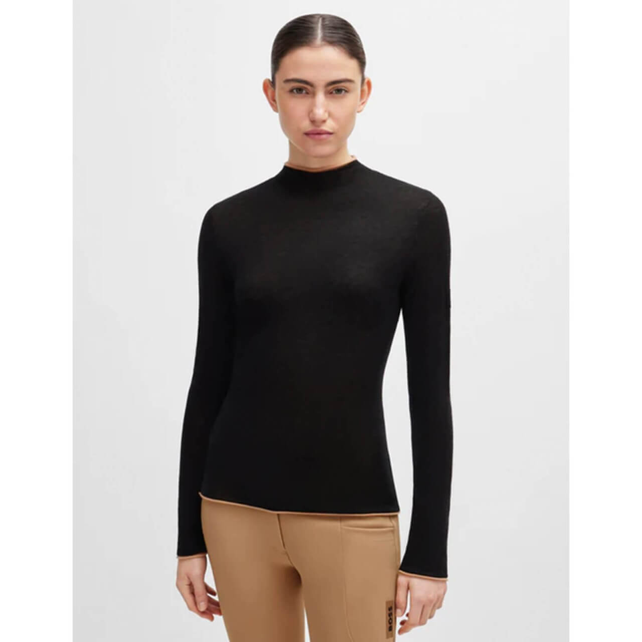 Boss Equestrian Rollkragenpullover Damen May Soft HW 2024 Pullover Boss Equestrian Rollkragenpullover Damen May Soft HW 2024 Pullover