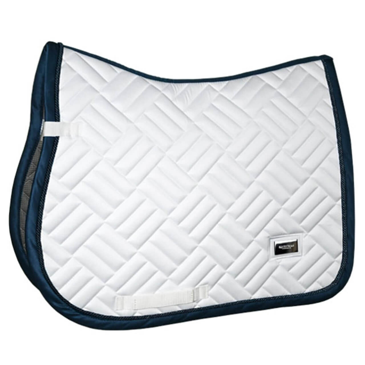 Equestrian Stockholm Schabracke Springen Modern White Navy Springschabracke Equestrian Stockholm Schabracke Springen Modern White Navy Springschabracke