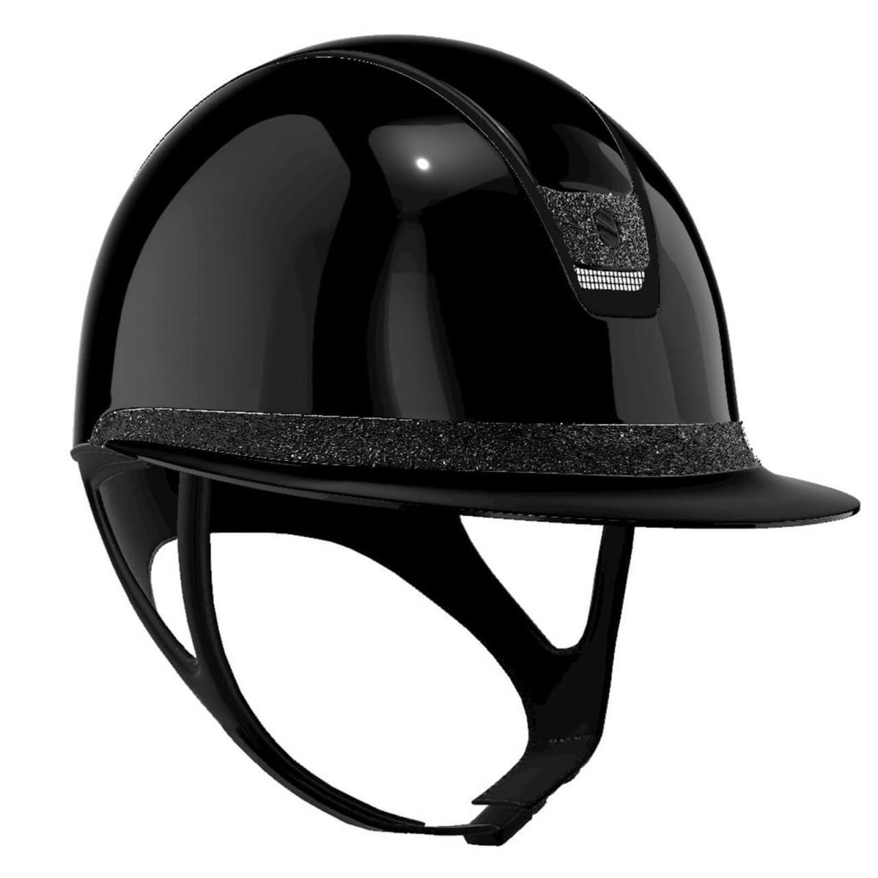 Samshield Reithelm Miss Shield 2.0 Black SG Top SG Frontal Band Crystal Fabric Trim Matt Black Blason Crystal Samshield Reithelm Miss Shield 2.0 Black SG Top SG Frontal Band Crystal Fabric Trim Matt Black Blason Crystal