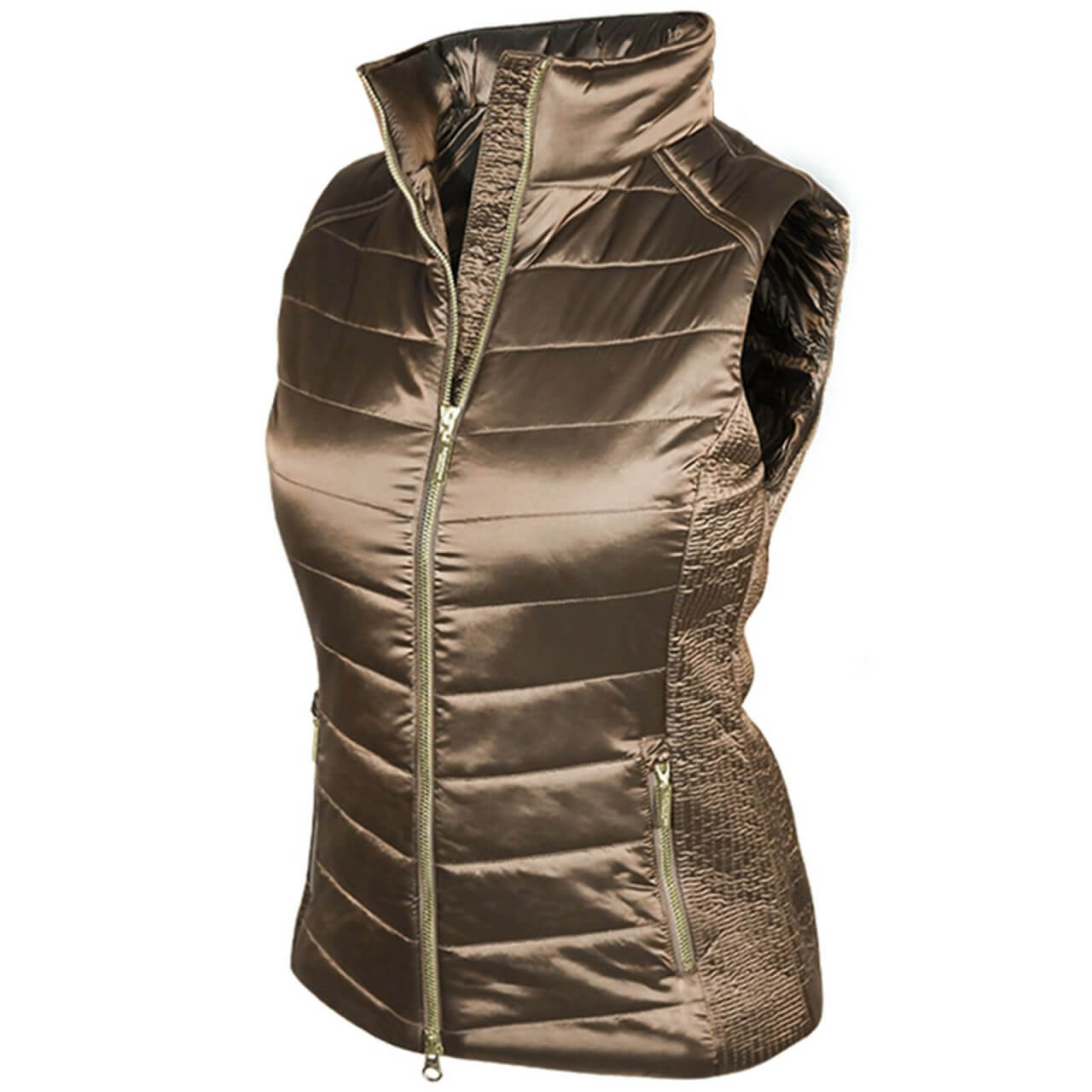 Equestrian Stockholm Weste Damen Champagne Steppweste Equestrian Stockholm Weste Damen Champagne Steppweste