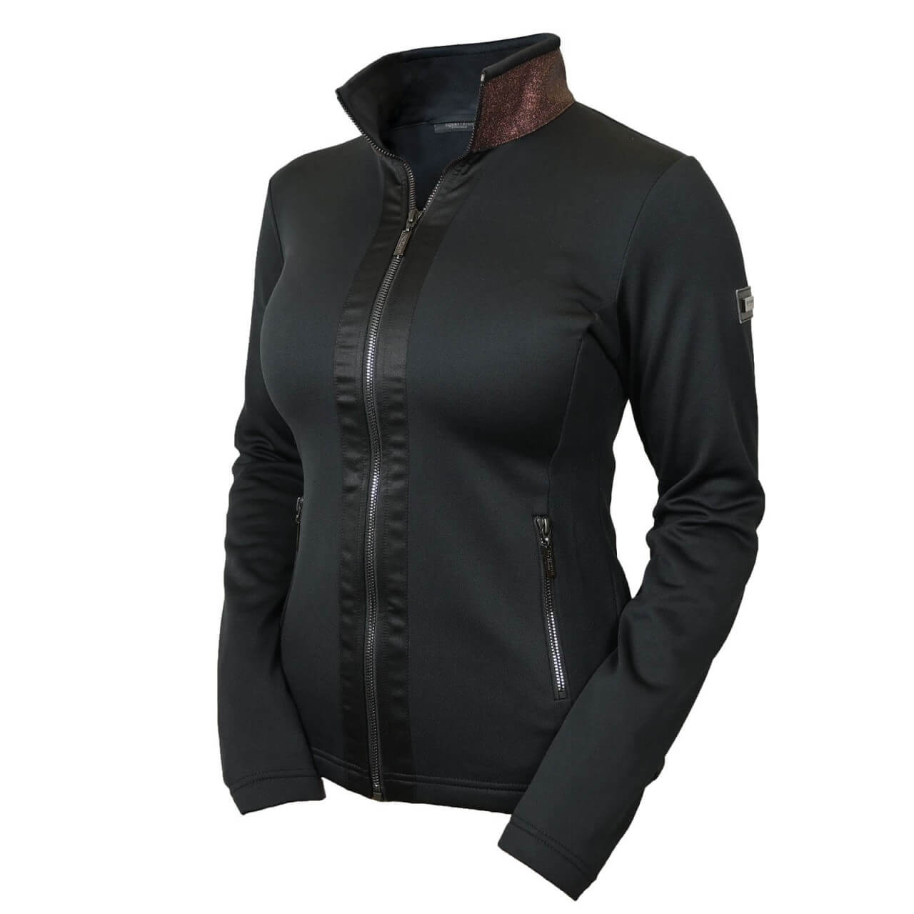 Equestrian Stockholm Fleecejacke Damen Mahogany Glimmer HW 2021 Equestrian Stockholm Fleecejacke Damen Mahogany Glimmer HW 2021