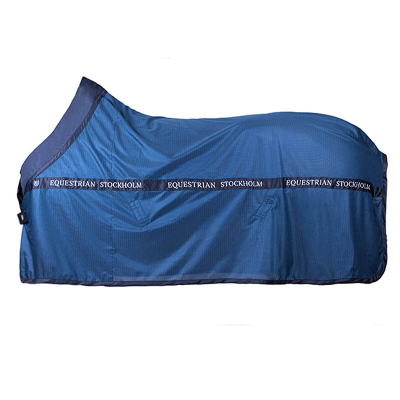 Equestrian Stockholm Abschwitzdecke Blue Meadow Cooler Rug Equestrian Stockholm Abschwitzdecke Blue Meadow Cooler Rug