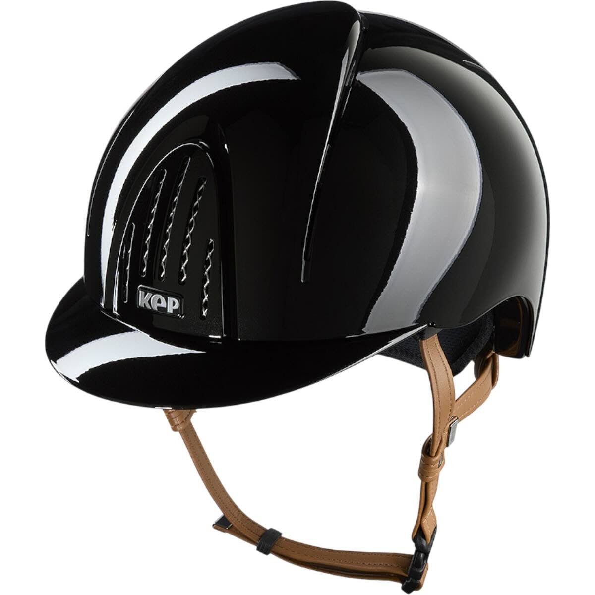KEP Reithelm Smart Nova Metallpolitur mit Beigen Kinnriemen KEP Reithelm Smart Nova Metallpolitur mit Beigen Kinnriemen