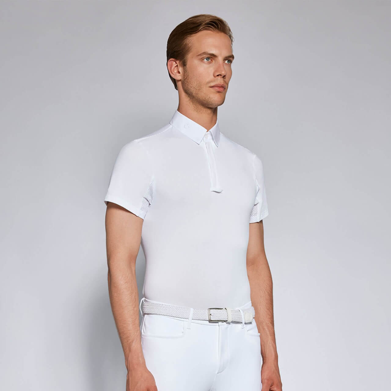 Cavalleria Toscana Turniershirt Herren CT Tech Piquet S/S Competition Button Polo FS 2024 Kurzarm Cavalleria Toscana Turniershirt Herren CT Tech Piquet S/S Competition Button Polo FS 2024 Kurzarm