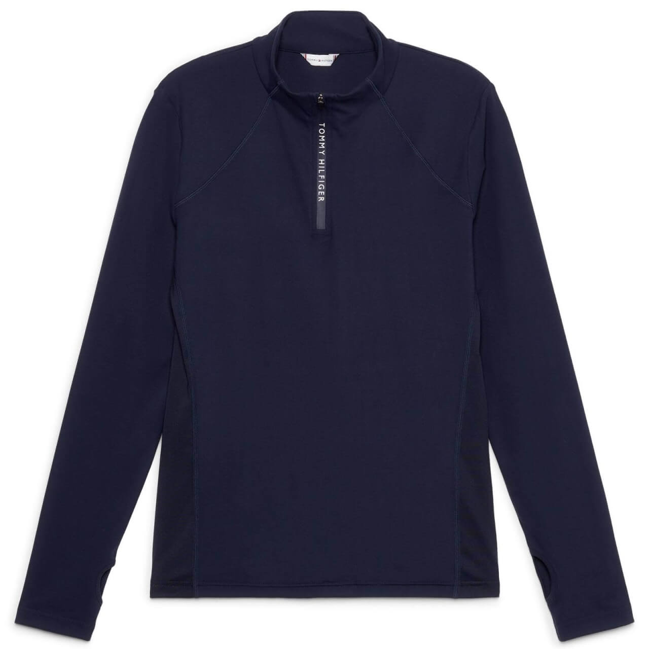 Tommy Hilfiger Equestrian Shirt Damen Thermo Baselayer 1/4 Zip HW 2023 Langarmshirt Tommy Hilfiger Equestrian Shirt Damen Thermo Baselayer 1/4 Zip HW 2023 Langarmshirt