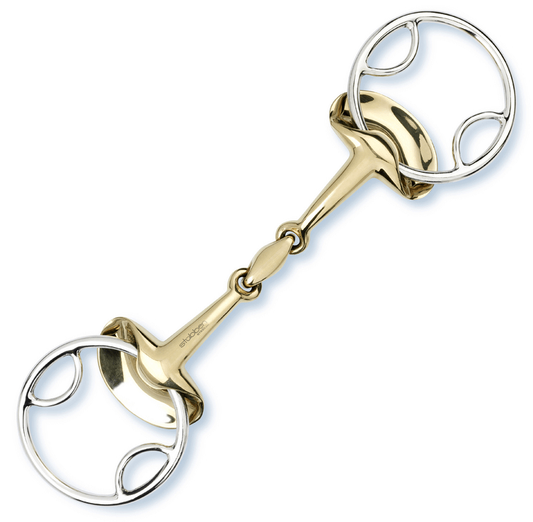 Stübben SteelTec Golden Wings Trense 4 in 1 Doppelt Gebrochen 14 mm Sweet Kupfer Stübben SteelTec Golden Wings Trense 4 in 1 Doppelt Gebrochen 14 mm Sweet Kupfer