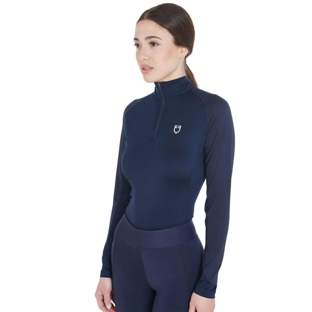 Equestro Langarmshirt Damen Slim Fit Long Sleeve Baselayer Equestro Langarmshirt Damen Slim Fit Long Sleeve Baselayer