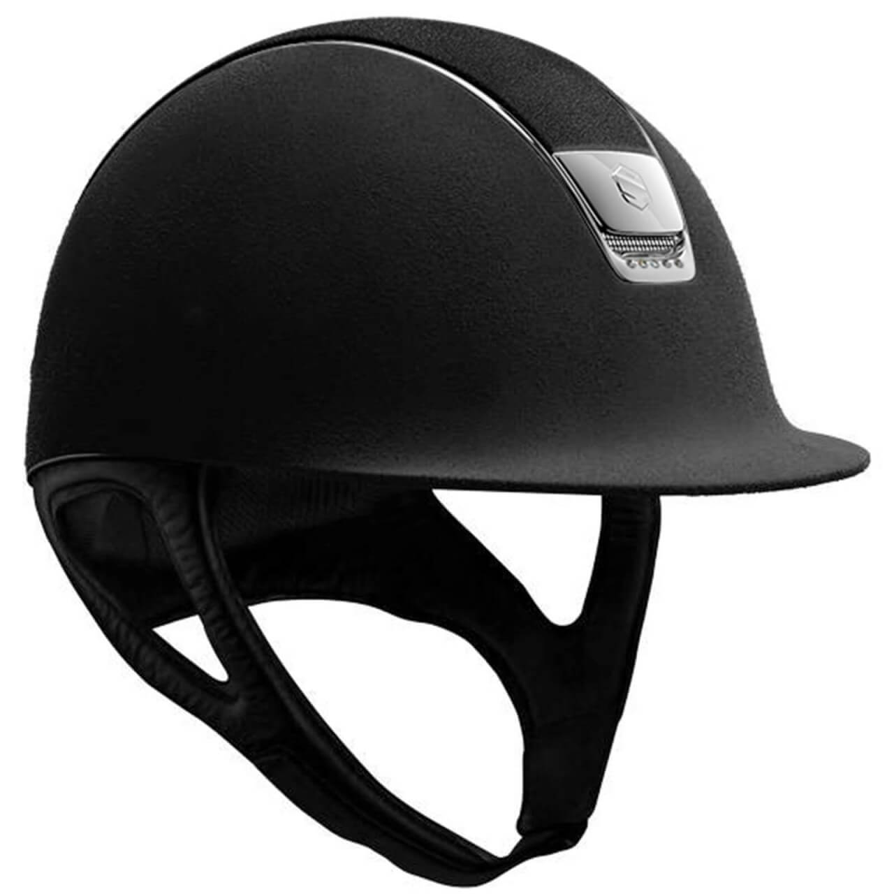 Samshield Reithelm 2.0 Premium Alcantara Black Chrome Silver Crystal Black Samshield Reithelm 2.0 Premium Alcantara Black Chrome Silver Crystal Black