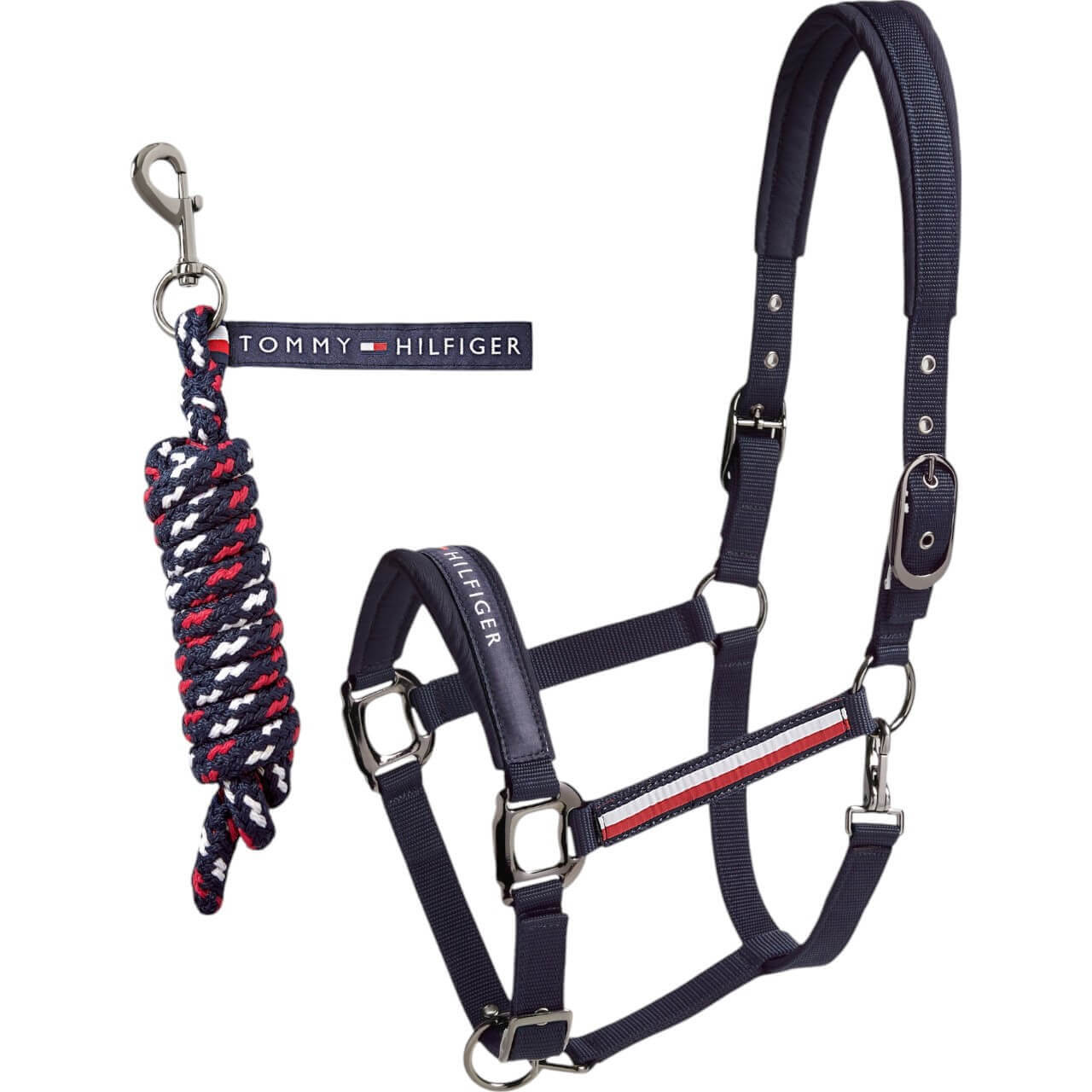 Tommy Hilfiger Equestrian Halfter Lincoln mit Führstrick Yale Tommy Hilfiger Equestrian Halfter Lincoln mit Führstrick Yale