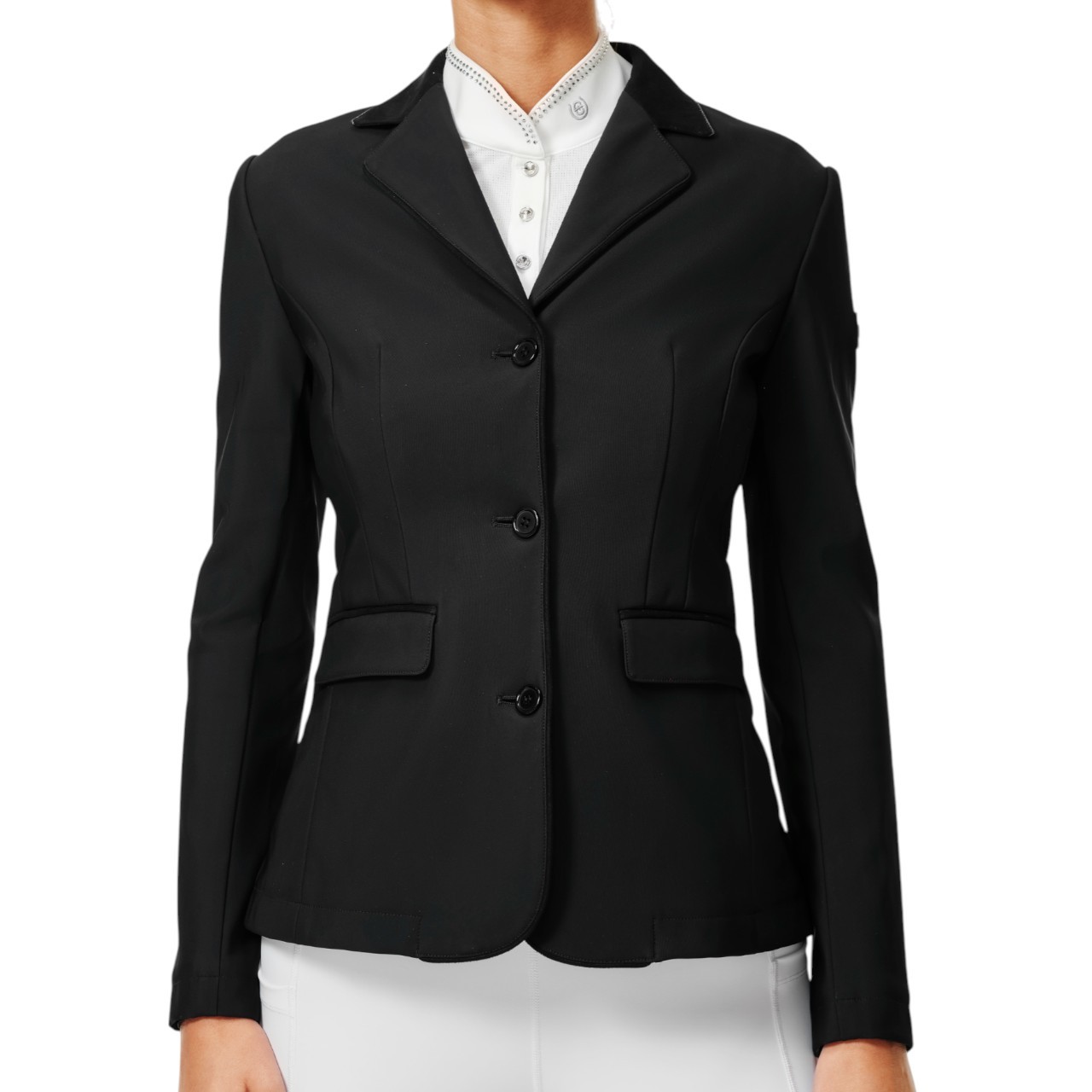 Equestrian Stockholm Turnierjacket Damen Classic Black Sakko Equestrian Stockholm Turnierjacket Damen Classic Black Sakko