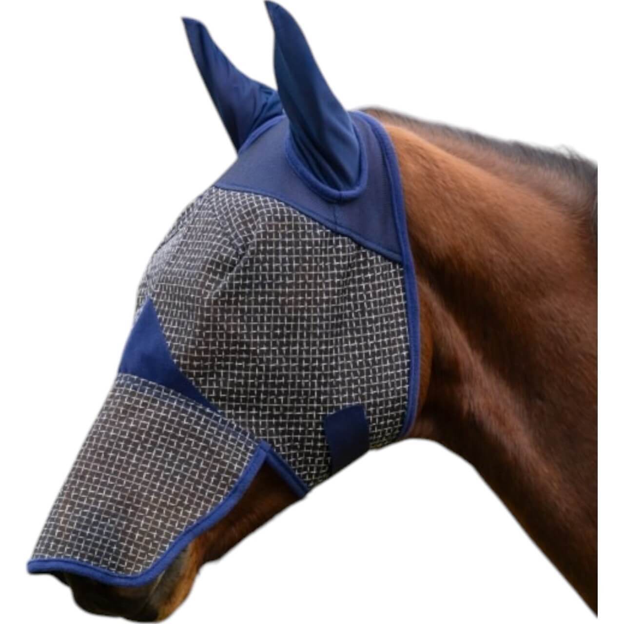 Covalliero Fliegenmaske mit Ohren- und UV-Schutz Fliegenschutz Covalliero Fliegenmaske mit Ohren- und UV-Schutz Fliegenschutz