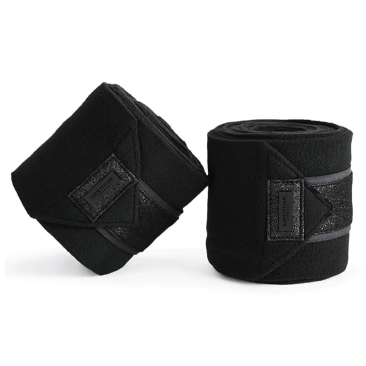 Equestrian Stockholm Bandagen All Black Glimmer Fleecebandagen Equestrian Stockholm Bandagen All Black Glimmer Fleecebandagen