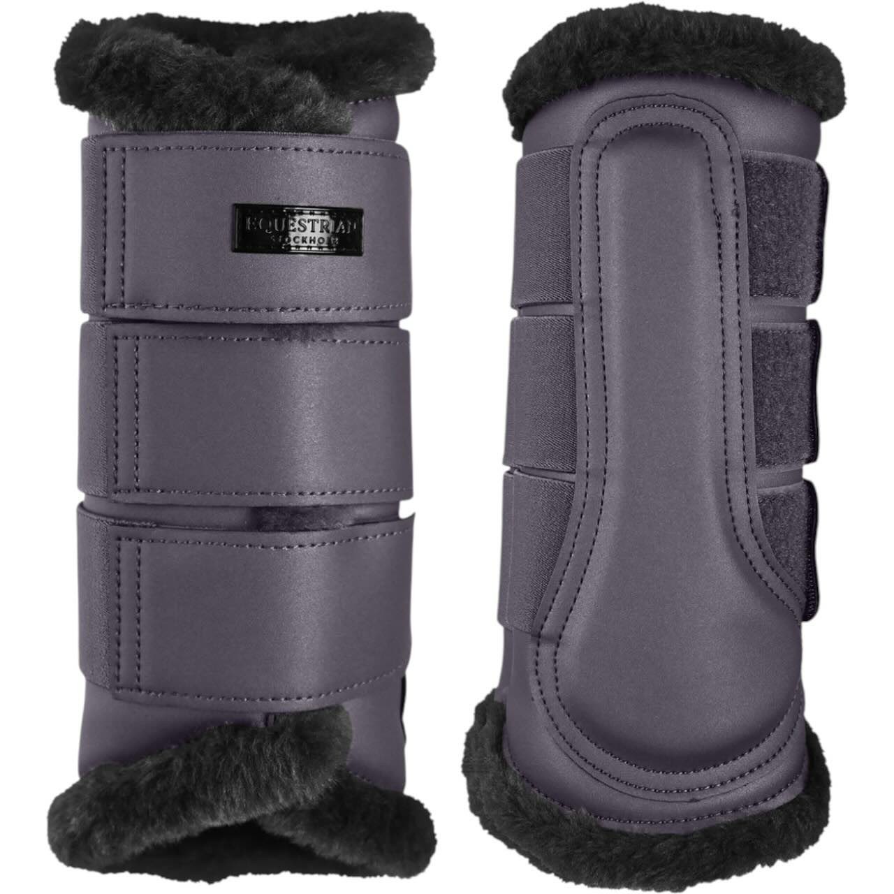 Equestrian Stockholm Gamaschen Dark Violet Fellgamaschen Equestrian Stockholm Gamaschen Dark Violet Fellgamaschen