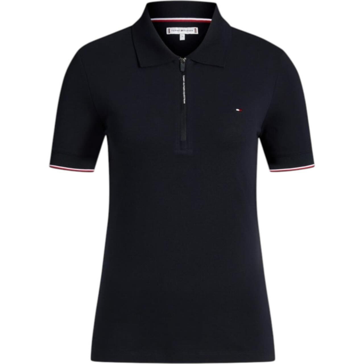 Tommy Hilfiger Equestrian Poloshirt Damen Anaheim Zip FS 2026 Zip-Shirt Tommy Hilfiger Equestrian Poloshirt Damen Anaheim Zip FS 2026 Zip-Shirt