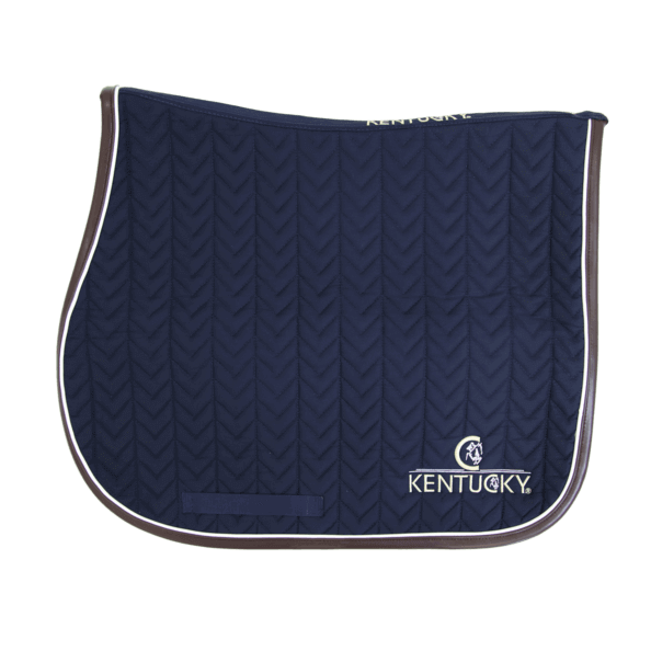 Kentucky Horsewear Springschabracke Leather Fishbone Sattelunterlage Kentucky Horsewear Springschabracke Leather Fishbone Sattelunterlage