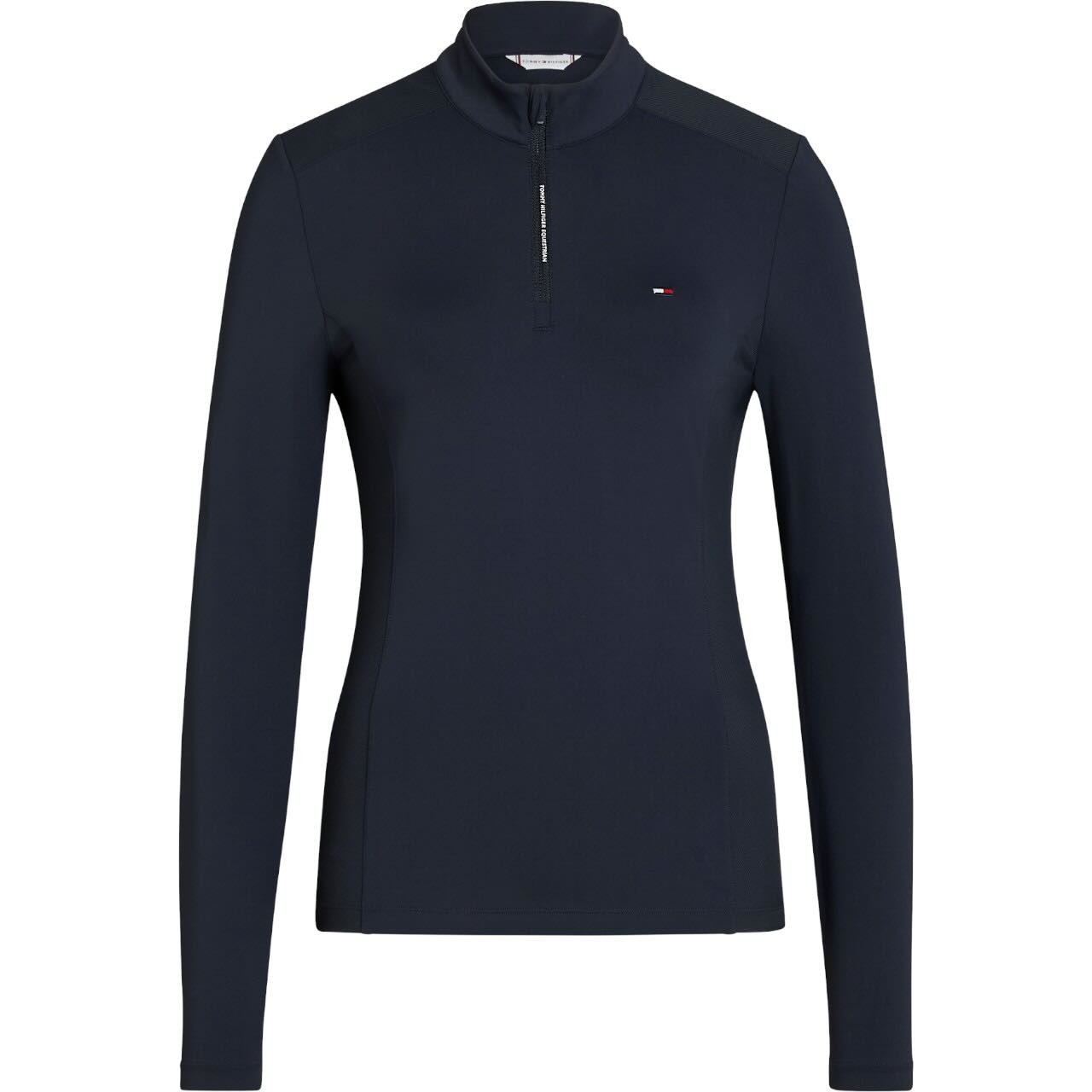 Tommy Hilfiger Equestrian Baselayer Damen Langarm Milo HW 2025 Zip-Shirt Tommy Hilfiger Equestrian Baselayer Damen Langarm Milo HW 2025 Zip-Shirt