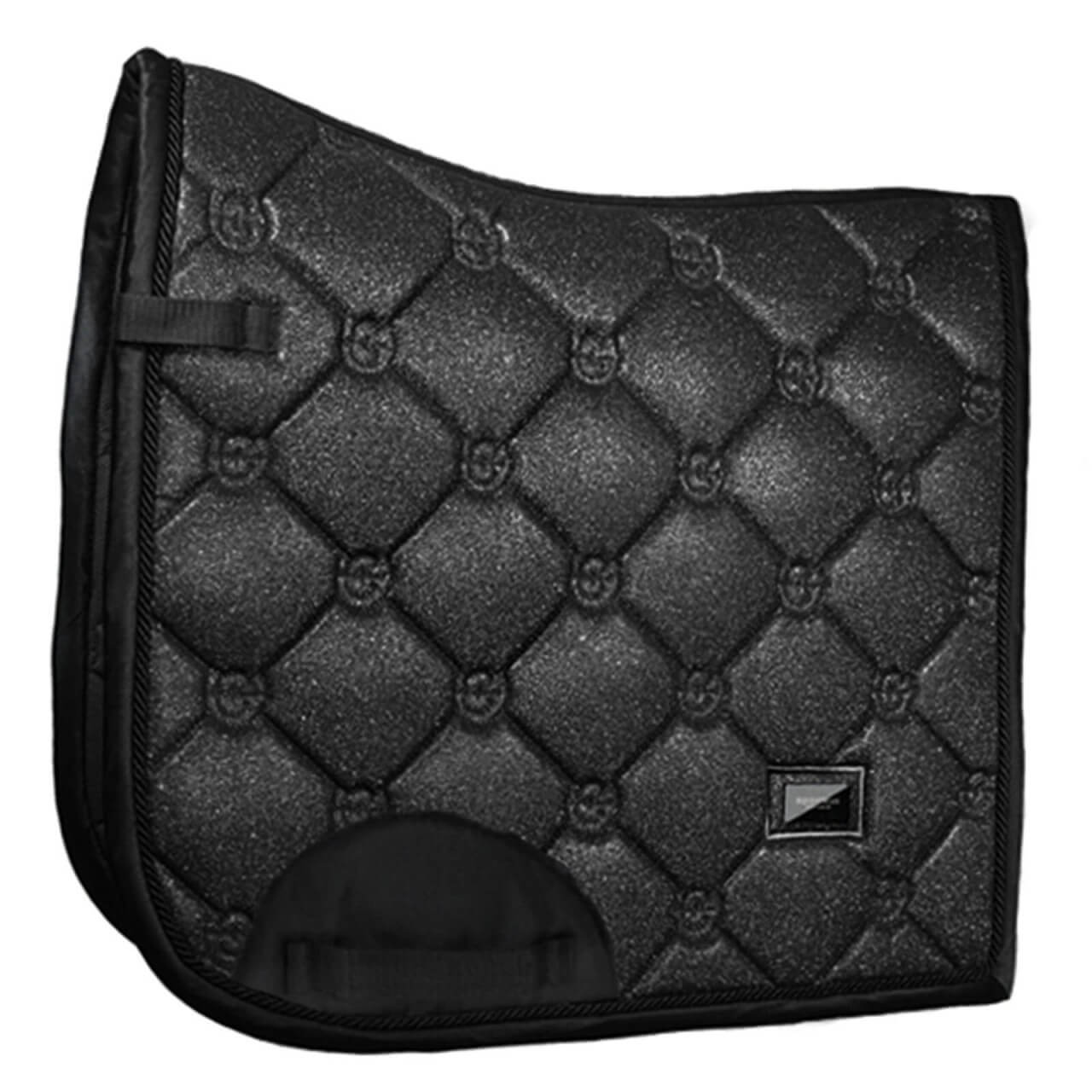 Equestrian Stockholm Dressurschabracke All Black Glimmer Schabracke Equestrian Stockholm Dressurschabracke All Black Glimmer Schabracke