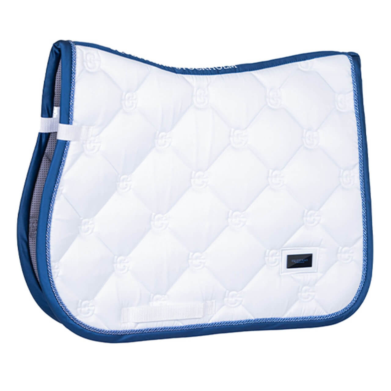 Equestrian Stockholm Schabracke Springen White Blue Meadow Springschabracke Equestrian Stockholm Schabracke Springen White Blue Meadow Springschabracke
