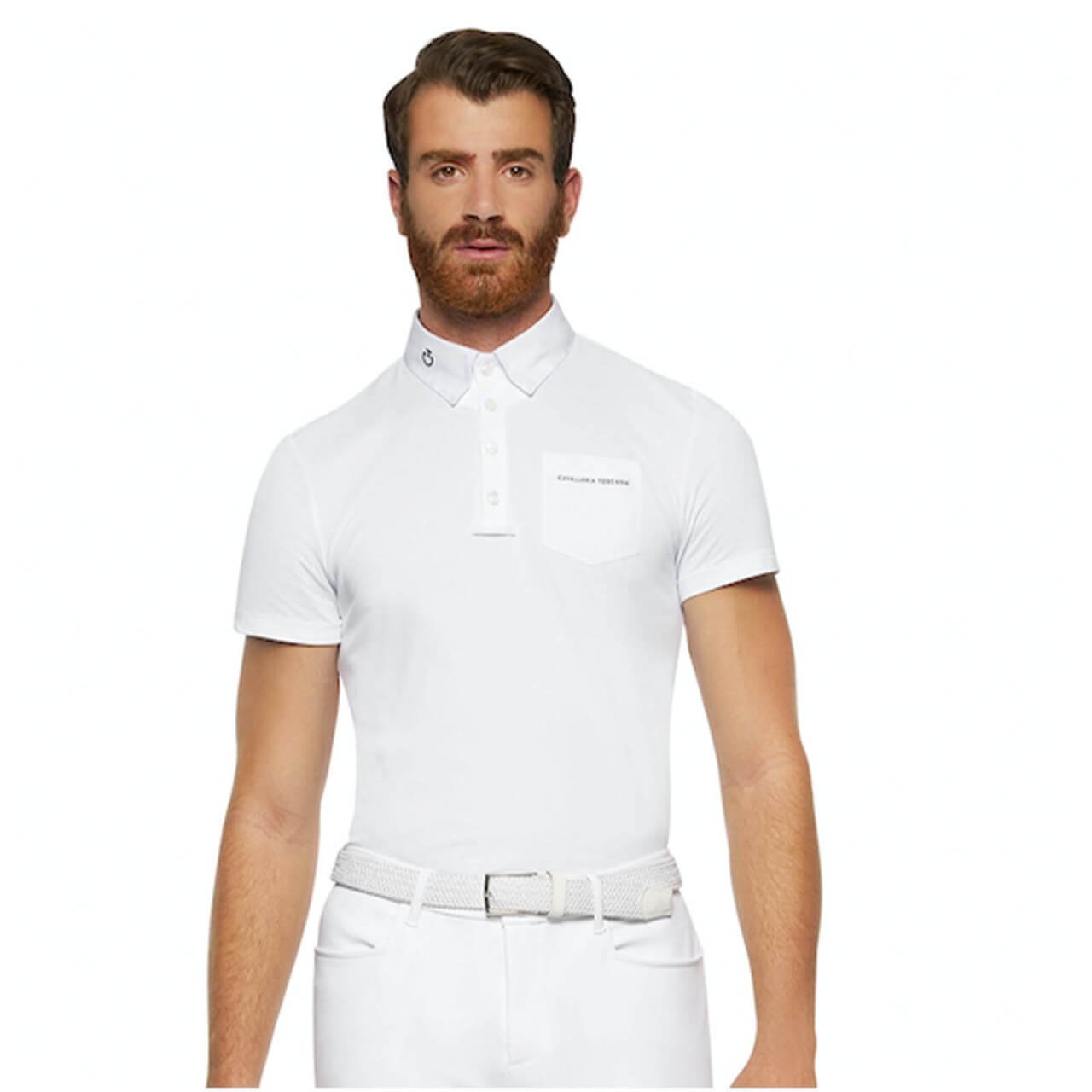 Cavalleria Toscana Turniershirt Herren Kurzarm Jersey Pique Training FS 2022 Cavalleria Toscana Turniershirt Herren Kurzarm Jersey Pique Training FS 2022