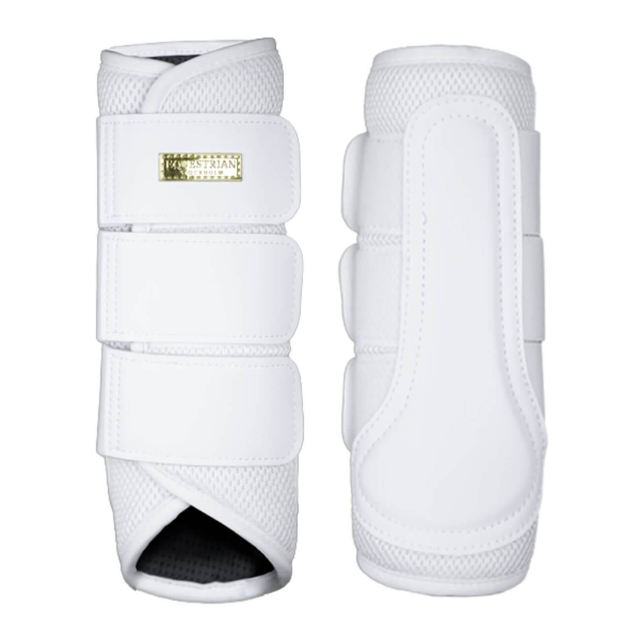 Equestrian Stockholm Gamaschen Classic Mesh Boots White Gold Dressurgamaschen Equestrian Stockholm Gamaschen Classic Mesh Boots White Gold Dressurgamaschen