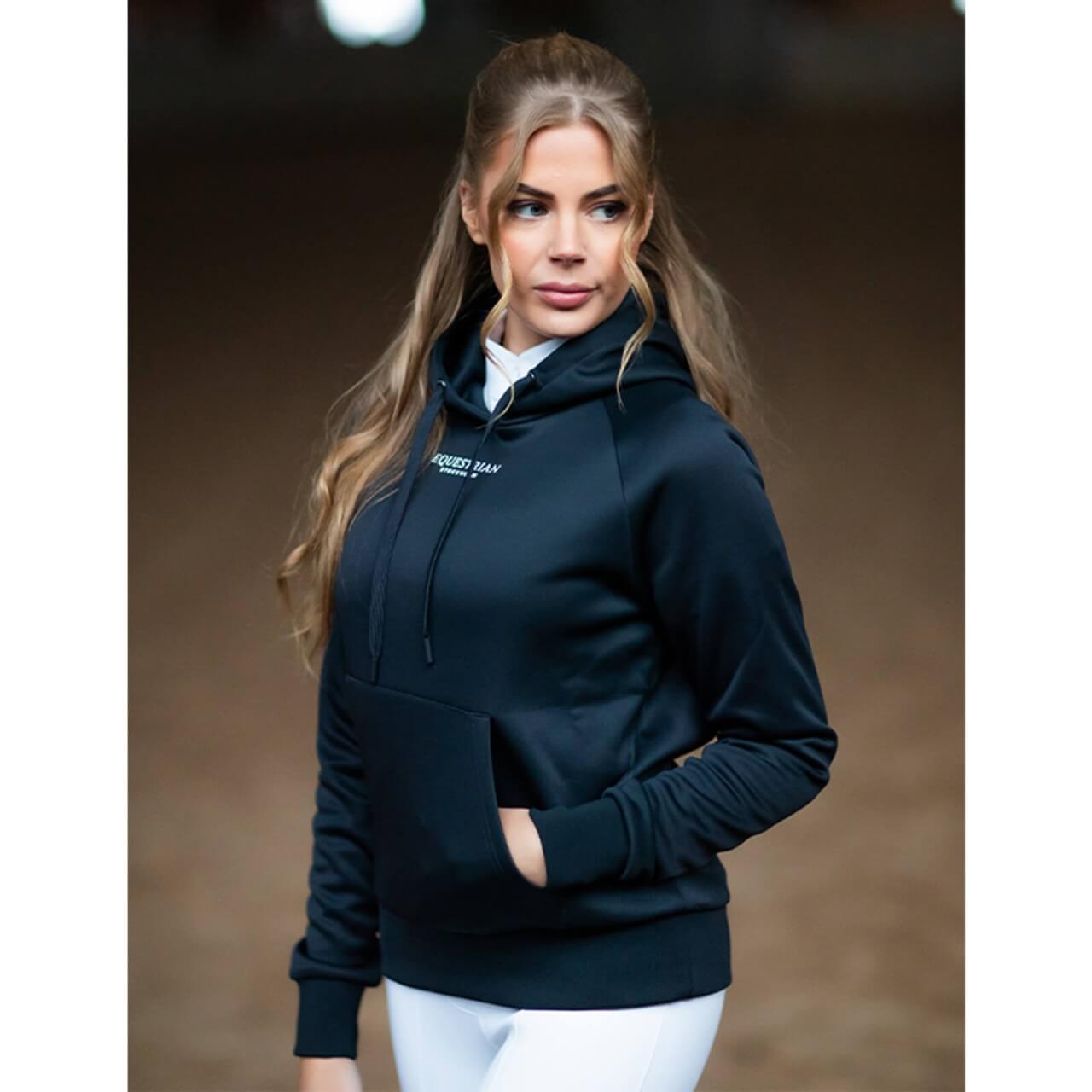 Equestrian Stockholm Hoodie Damen Ease Navy Damenhoodie Equestrian Stockholm Hoodie Damen Ease Navy Damenhoodie