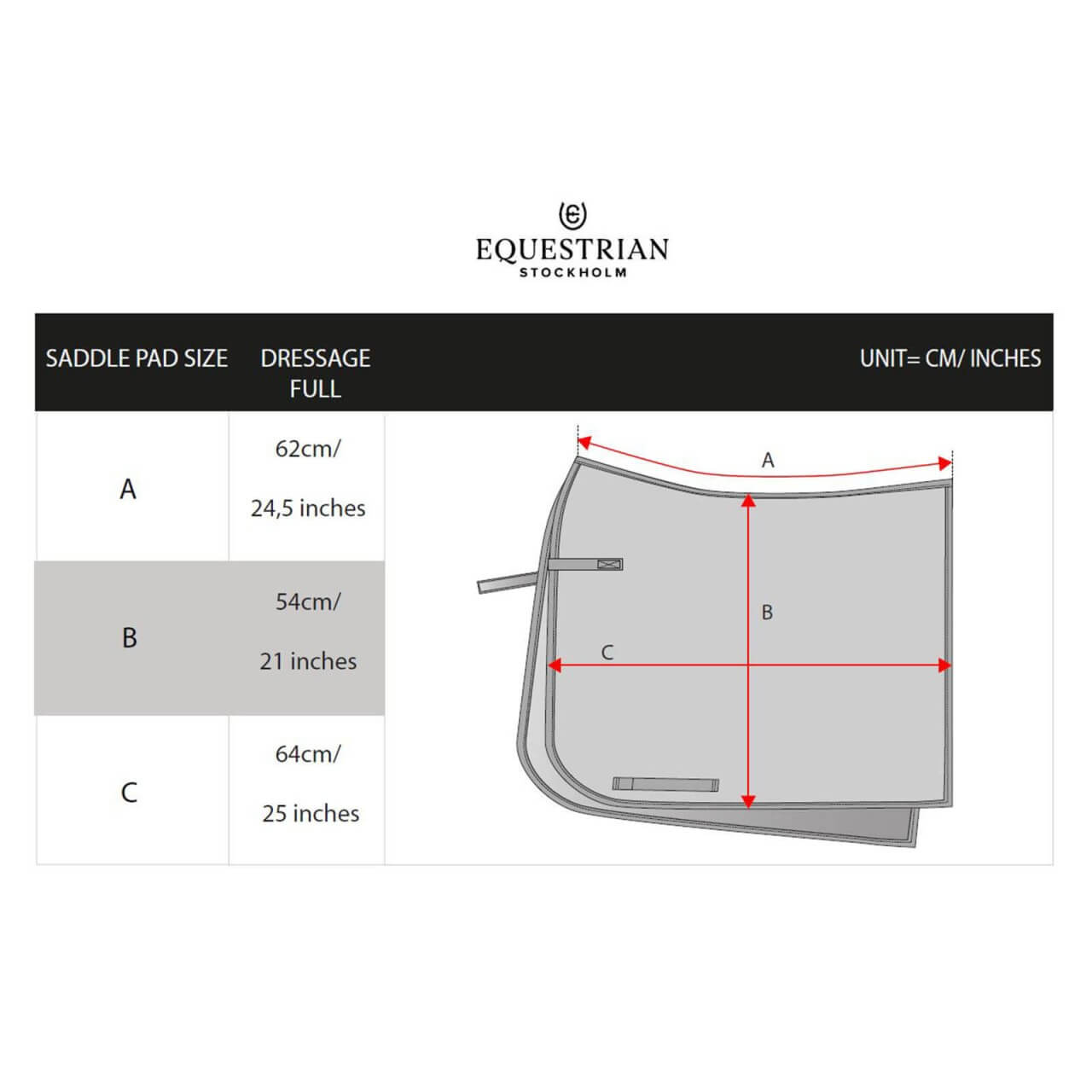 Equestrian Stockholm Schabracke Dark Bordeaux Dressurschabracke Equestrian Stockholm Schabracke Dark Bordeaux Dressurschabracke