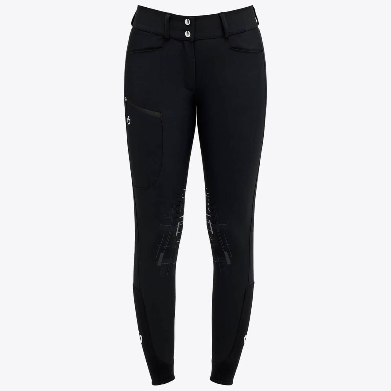 Cavalleria Toscana Reithose Damen CT Academy Jersey Knee Grip Riding Breeches Cavalleria Toscana Reithose Damen CT Academy Jersey Knee Grip Riding Breeches