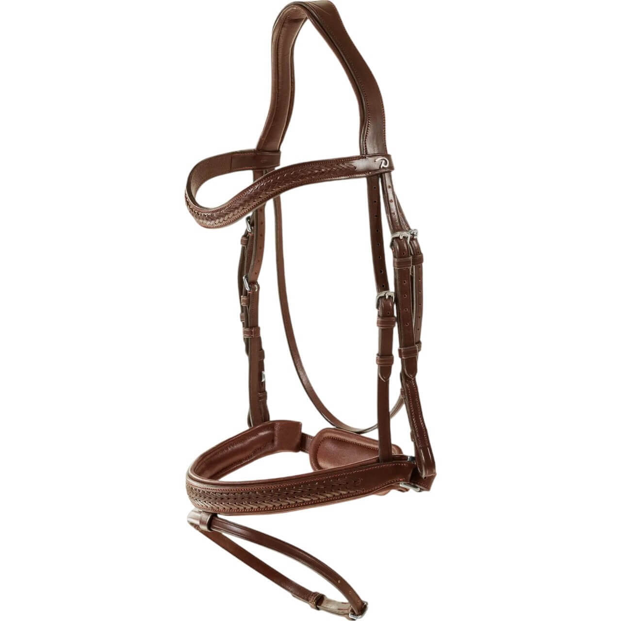 Dy´on Trense Geflochten mit schwedischem Reithalfter New English Collection Dy´on Trense Geflochten mit schwedischem Reithalfter New English Collection