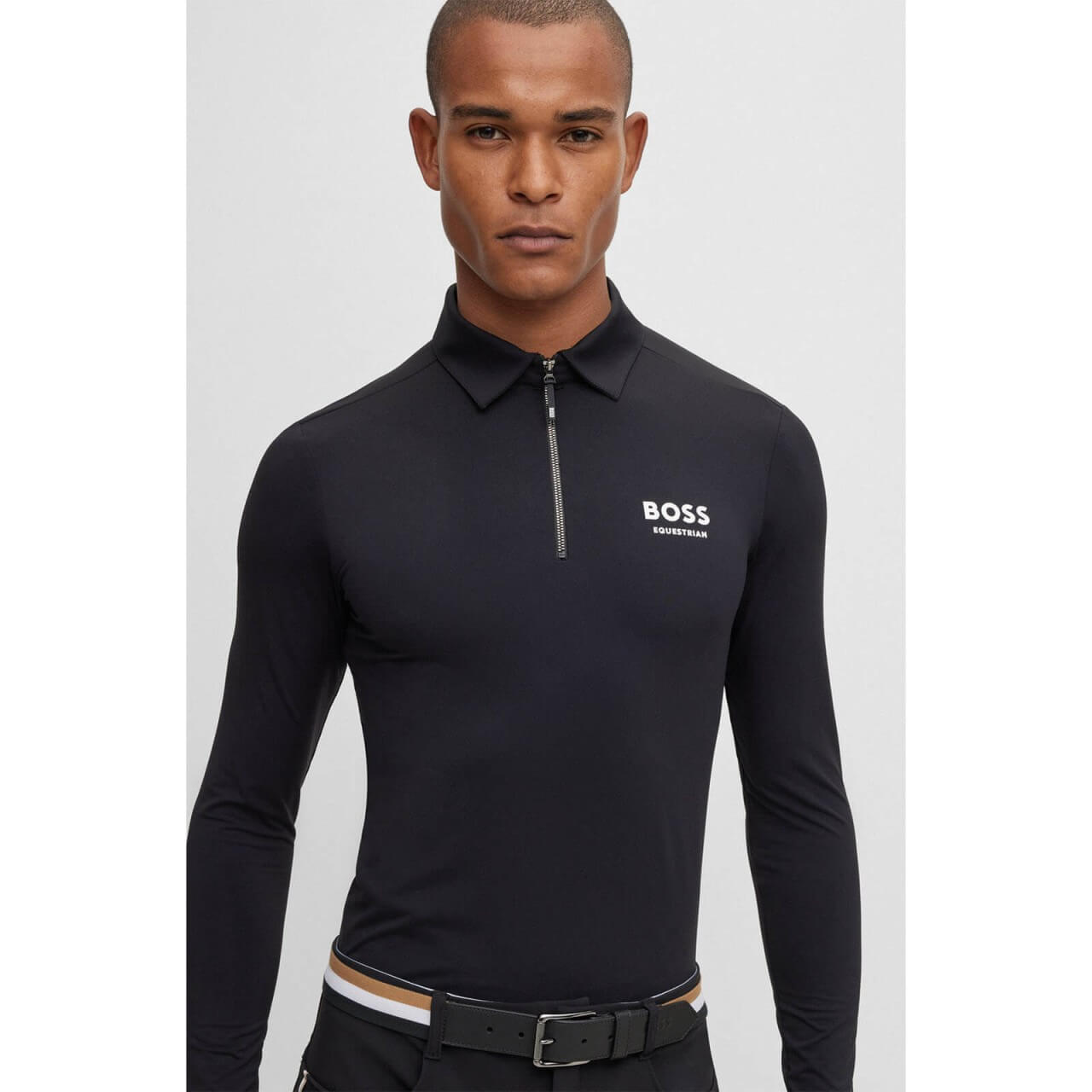 Boss Equestrian Funktionsshirt Herren Elton Signature Stripe Classic Trainingspolo Boss Equestrian Funktionsshirt Herren Elton Signature Stripe Classic Trainingspolo