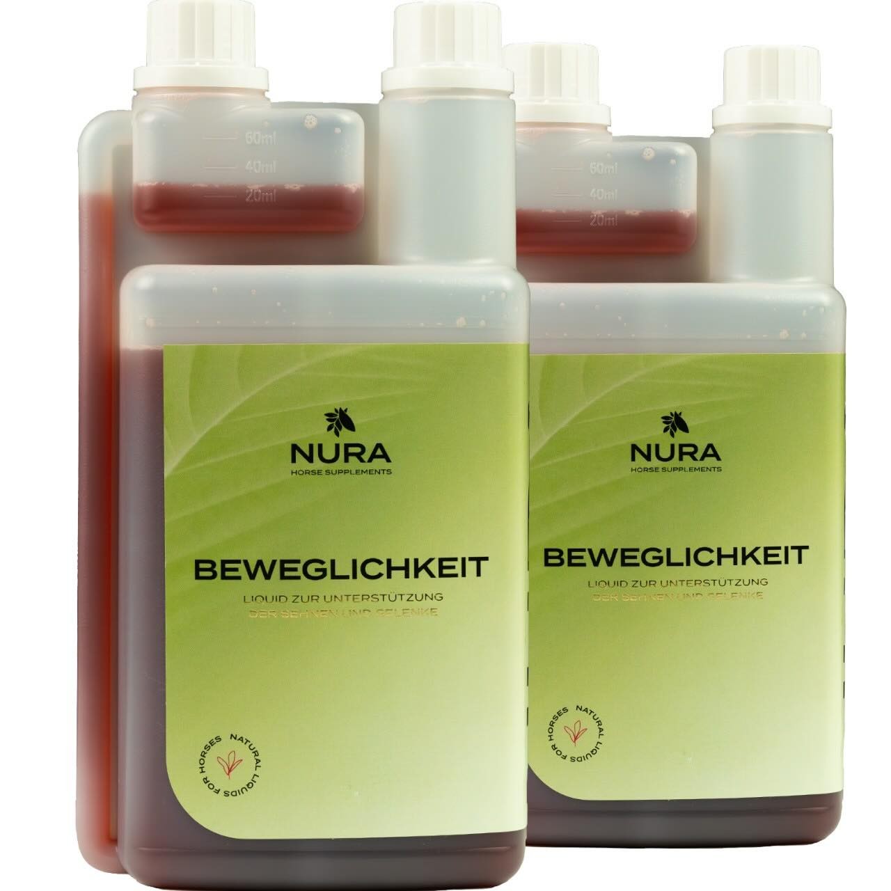 NURA HORSE SUPPLEMENTS Gelenk Liquid Beweglichkeit 2er Set Ergänzungsfuttermittel Doppelpack NURA HORSE SUPPLEMENTS Gelenk Liquid Beweglichkeit 2er Set Ergänzungsfuttermittel Doppelpack