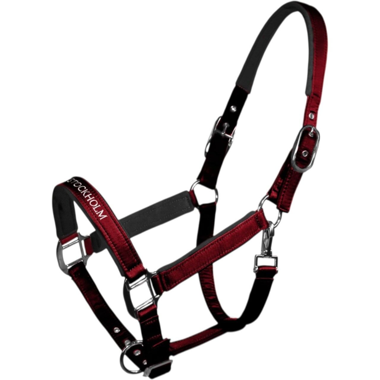 Equestrian Stockholm Hallfter Line Bordeaux Lederhalfter Equestrian Stockholm Hallfter Line Bordeaux Lederhalfter