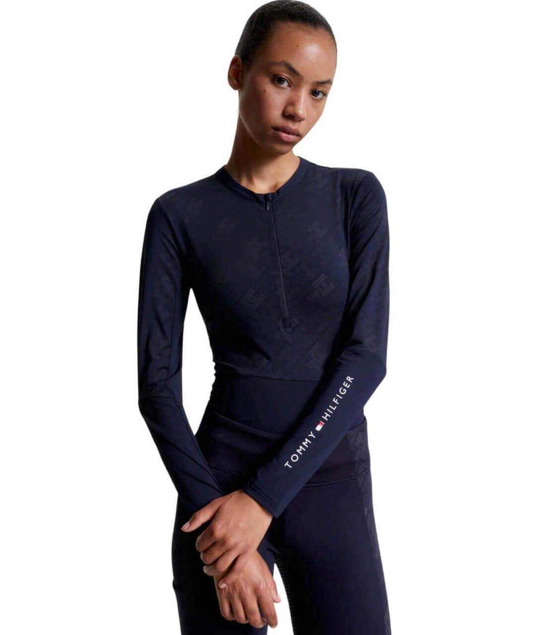 Tommy Hilfiger Equestrian Langarmshirt Damen Cologne Reflective FS 2024 Funktionsshirt Tommy Hilfiger Equestrian Langarmshirt Damen Cologne Reflective FS 2024 Funktionsshirt