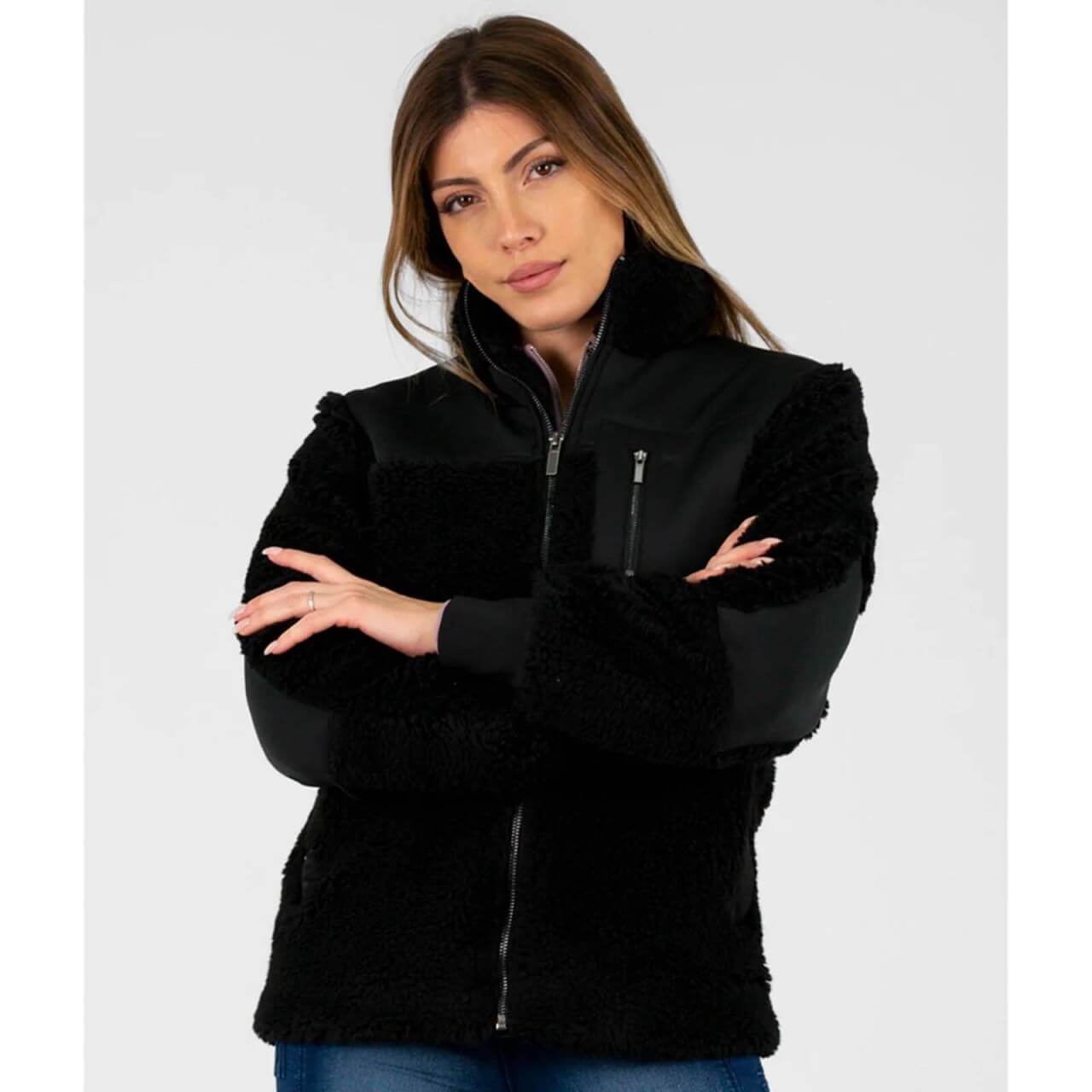 Maximilian Equestrian Jacke Damen Sherpa Teddyjacke Maximilian Equestrian Jacke Damen Sherpa Teddyjacke