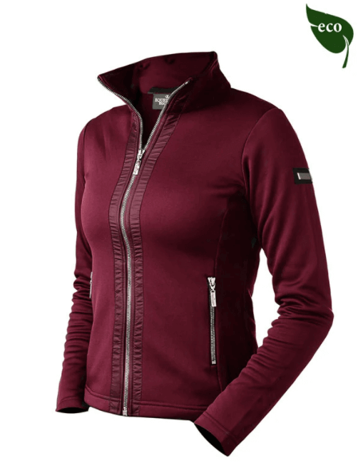 Equestrian Stockholm Fleecejacke Jacket Bordeaux Equestrian Stockholm Fleecejacke Jacket Bordeaux