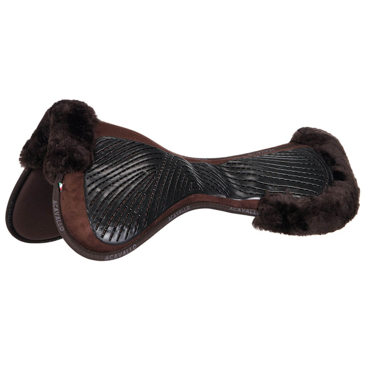 Acavallo Close Contact Gel & Memory Foam Halfpad Lammfell Acavallo Close Contact Gel & Memory Foam Halfpad Lammfell