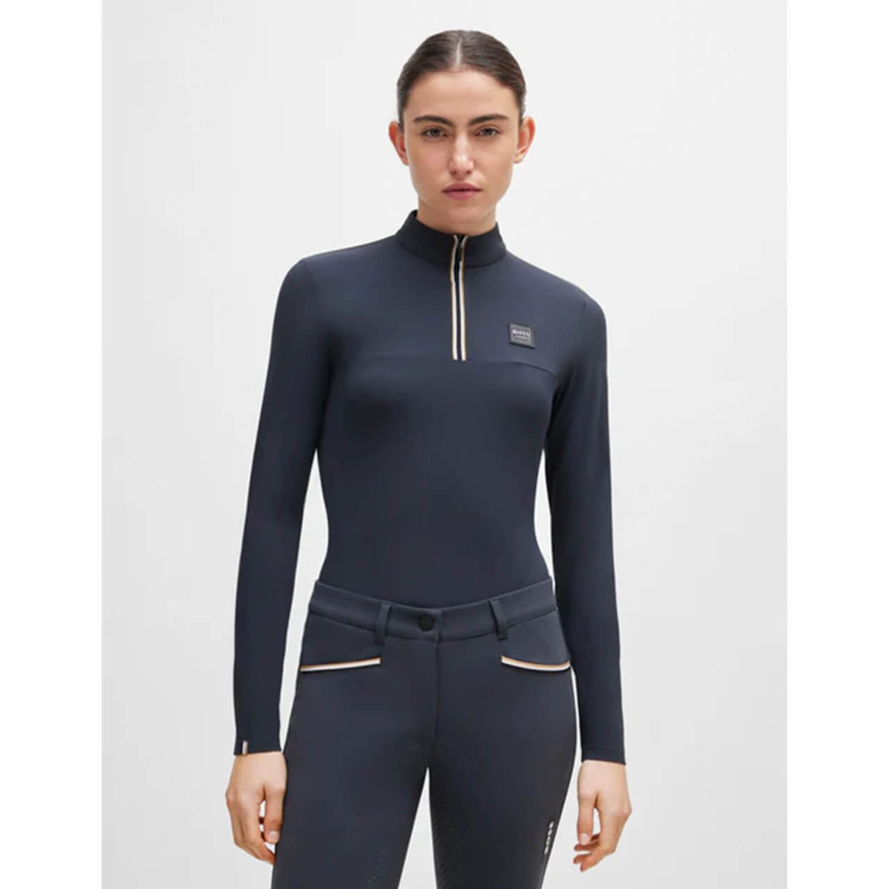 Boss Equestrian Trainingsshirt Damen Frances HW 2024 Langarm Shirt Boss Equestrian Trainingsshirt Damen Frances HW 2024 Langarm Shirt